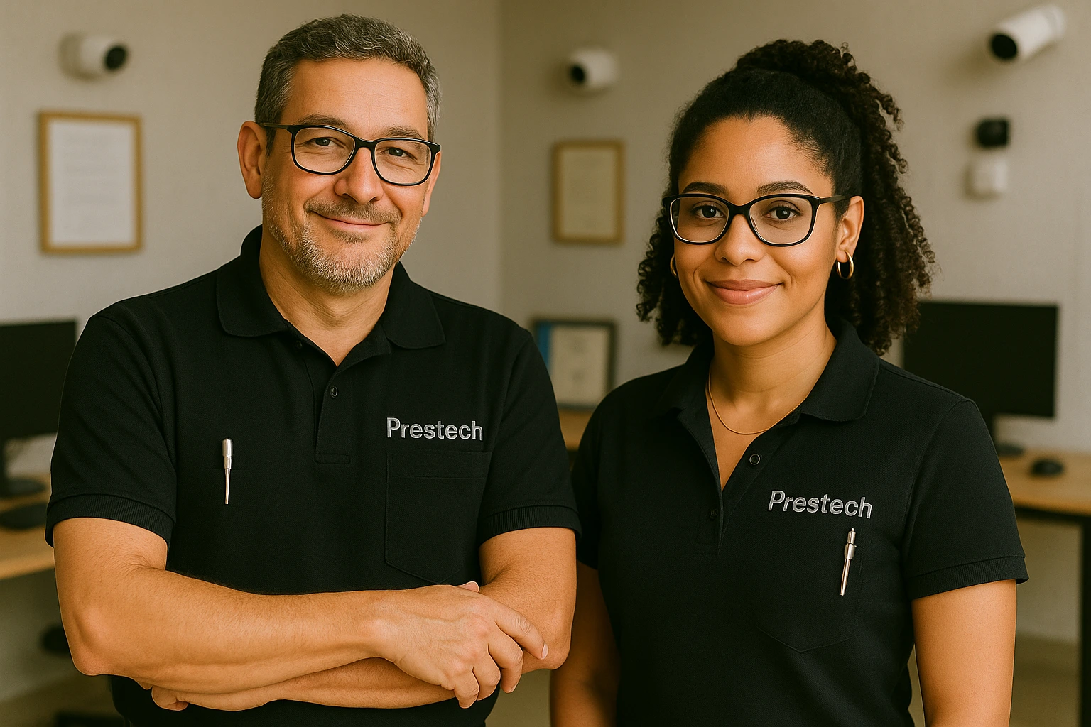 Representação de atendimento e assistência técnica da Prestech