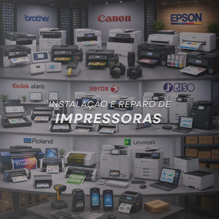 Instalação e reparo de Impressoras